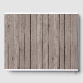 Rustic Greenery Cross Boy Baptisme Gastenboek (Achterkant)