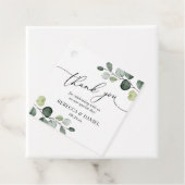 Rustic Greenery Eucalyptus Monogram Hartelijk dank Bedankjes Labels (In situ)