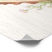 Rustic greenery rehearings welkomstbord poster (Hoek)