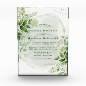 Rustic Greenery Vineyard Keepomwille Wedding Invit Fotoblokken (Voorkant)