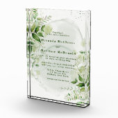 Rustic Greenery Vineyard Keepomwille Wedding Invit Fotoblokken (Rechts)