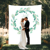 Rustic Greenery Wedding Backdrop Foto Booth Prop Wandkleed