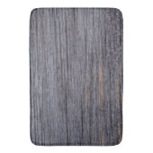 Rustic Grey Wood Grain Boerderij House Badmat (Voorkant Verticaal)