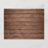 Rustic Groene Viering van het Leven Herinneringska Briefkaart (Achterkant)