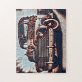 Rustic Grunge Truck - Een  schoonheid Legpuzzel (Verticaal)