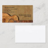 Rustic Guitar Visitekaartje (Voorkant / Achterkant)