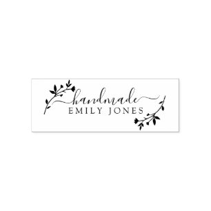 Rustic Handmade Business Zelfinktende Stempel