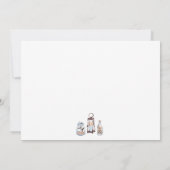 Rustic Hanging Lantern Vrijgezellenfeest Kaart (Achterkant)