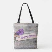 Rustic Happy Norooz Hyacinth - Canvas tas (Achterkant)