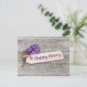 Rustic Happy Norooz Hyacinth - Carte Postale (Debout devant)