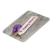 Rustic Happy Norooz Hyacinth - Flexible Magnet Magneet (Linkerzijde)