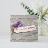 Rustic Happy Norooz Hyacinth - Invitation (Debout devant)