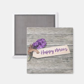 Rustic Happy Norooz Hyacinth - Magnet (Recto/Verso)