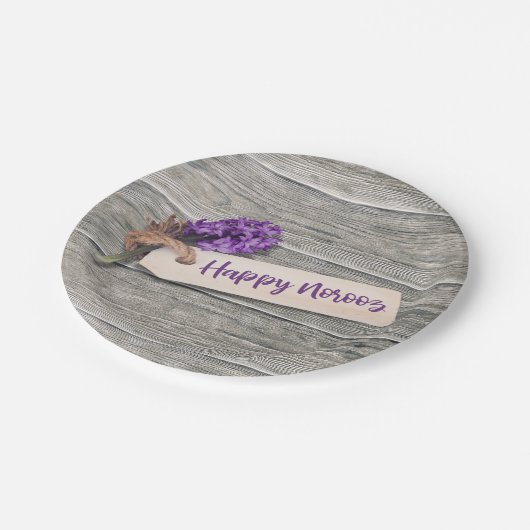 Rustic Happy Norooz Hyacinth - Papier Bord (Gekanteld)