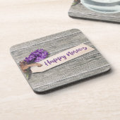 Rustic Happy Norooz Hyacinth - Plastic Onderzetter (Linkerzijde)