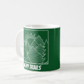 Rustic Happy Trails Mountains Koffiemok (Voorkant links)