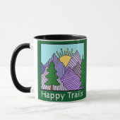Rustic Happy Trails Mountains Mok (Links)
