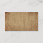 Rustic Hardware Store Visitekaartje (Achterkant)