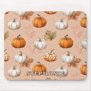 Rustic Harvest Autumn - Pompoenen & bladeren Muismat