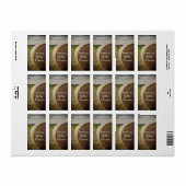 Rustic Hay Bales Ranch Wedding Bedankt Labels (Full Sheet)