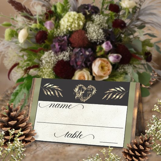 Rustic Heart & Monogram - Salie
