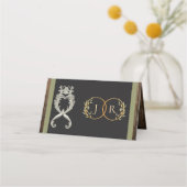 Rustic Heart & Monogram - Salie (Achterkant)
