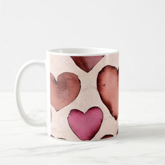 Rustic Hearts Koffiemok (Links)
