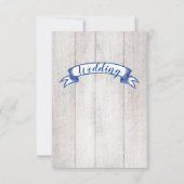 Rustic Hearts Mint Coral RSVP (Achterkant)