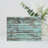 Rustic Hearts RSVP (Staand voorkant)