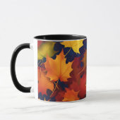 Rustic Herfst Foliage Mok (Links)