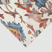 Rustic Herfst Met Blauwe Decoupage Tissuepapier (Detail)