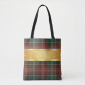 Rustic herfst plaid draagtas (Voorkant)