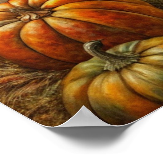 Rustic Herfst Poster (Hoek)