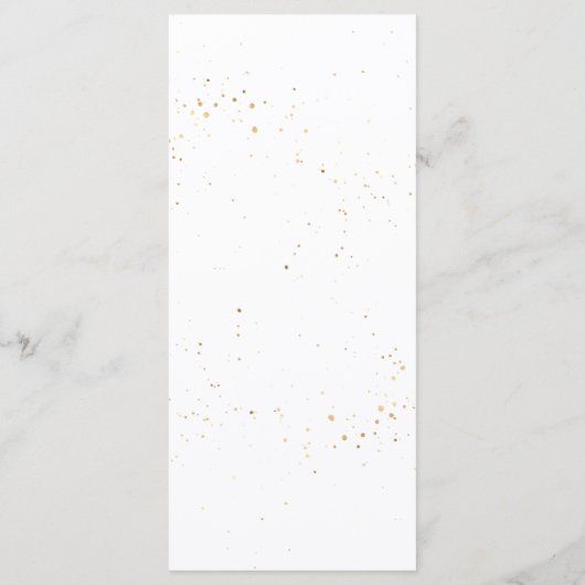 Rustic Herfst Thema Menu (Achterkant)