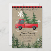 Rustic het avontuur begint de Uitnodiging van het (Voorkant)