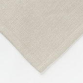 Rustic Holiday Laurel Wreath Monogram Fleece Deken (Hoek)