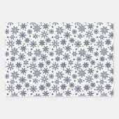 Rustic Holly Berries Snow- en Snowflakes Inpakpapier Vel (Voorkant 3)