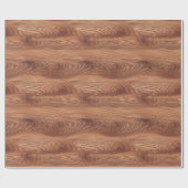 Rustic houten decoupage cadeaupapier (Vlak)
