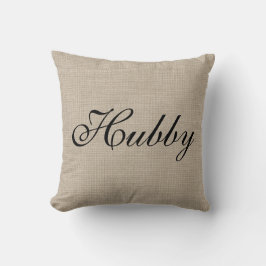 Rustic Hubby de heer Pillow Kussen