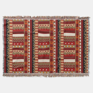 Rustic Ikat Tribal geïnspireerde schroefdop Deken