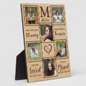 Rustic in Loving Memory Memorial Keepomwille Photo Fotoplaat (Zijkant)