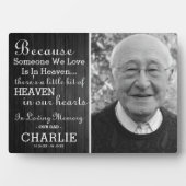 Rustic in Loving Memory Photo Herembryo Fotoplaat (voorkant)