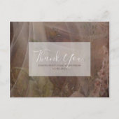 Rustic Iron and Lace Wedding Elegant Floral Briefkaart (Voorkant)