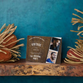 RUSTIC JAAR BORN FOTOS Birthday Keepomwille for PA Fotoplaat (Zijkant)