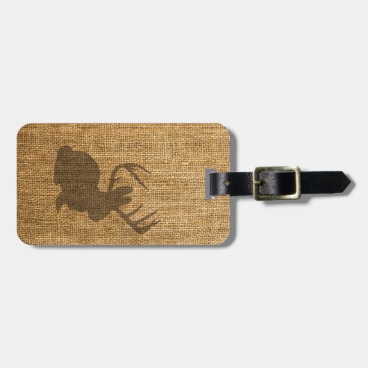 Rustic Jackalope Bagagelabel (Voorkant horizontaal)