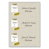 Rustic Jar en Zonnebloemen DIY zitkaarten Kaart (Voorkant)