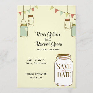Rustic Jars Save-the-date Save The Date