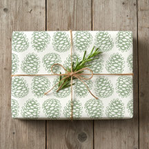 Rustic Kerst Dennenkegel Vintage Saliegroen