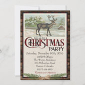 Rustic Kerstfeest in het Bos Kaart (Voorkant)