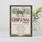 Rustic Kerstfeest in het Bos Kaart (Staand voorkant)